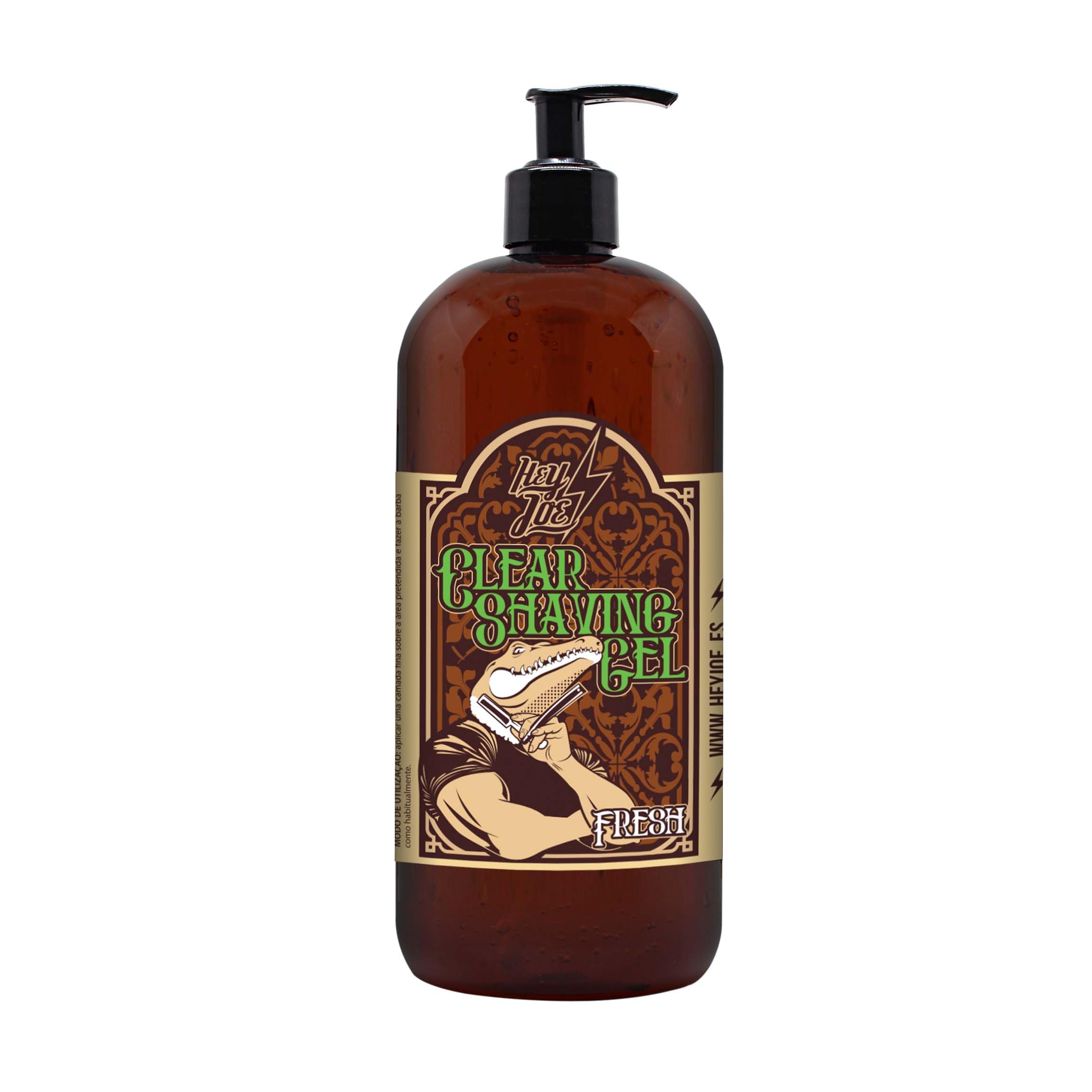 Gel de Rasage Transparent "Fresh" Format Professionnel - Hey Joe
