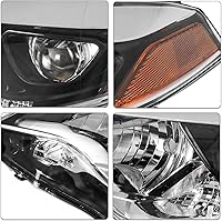 Vista 4 de SOCKIR Conjunto de faros delanteros para 2014 2015 2016 Toyota Corolla Base/CE/C/LE Eco/LE/L/S Plus/S/Sedan de 4 puertas. Proyector LED de repuesto