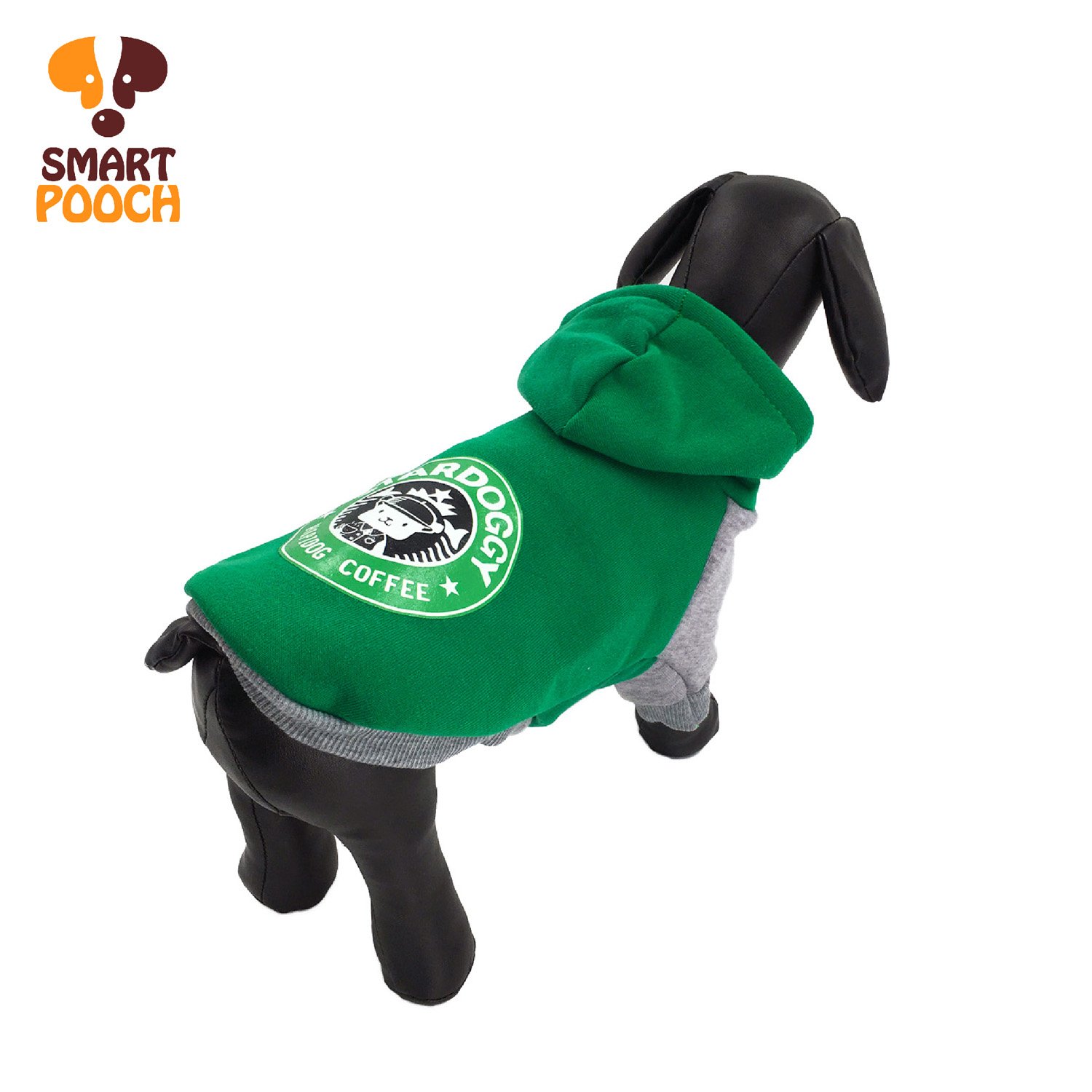 Puppy Dog Pet Extra Winter Warm Fleece Stylish Hoodie Clothings Jumpsuit Jacket Coat Costume Outfit Sweatshirt Doggy Clothes by Smart Pooch