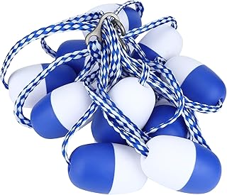 Corda Divisora de Segurança para Piscina, 16,4 Pés Durável Linha de Corda de Segurança para Piscina Flutuante Flutuabilidade Cordão Flutuante Divisor de Segurança para Piscina