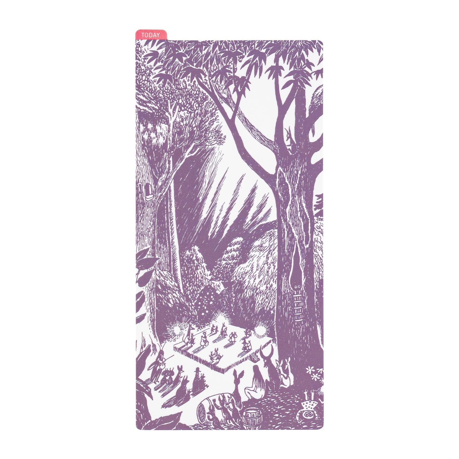Hobonichi Techo Moomin Pencil Board Underlay Weeks Size Blue Japan