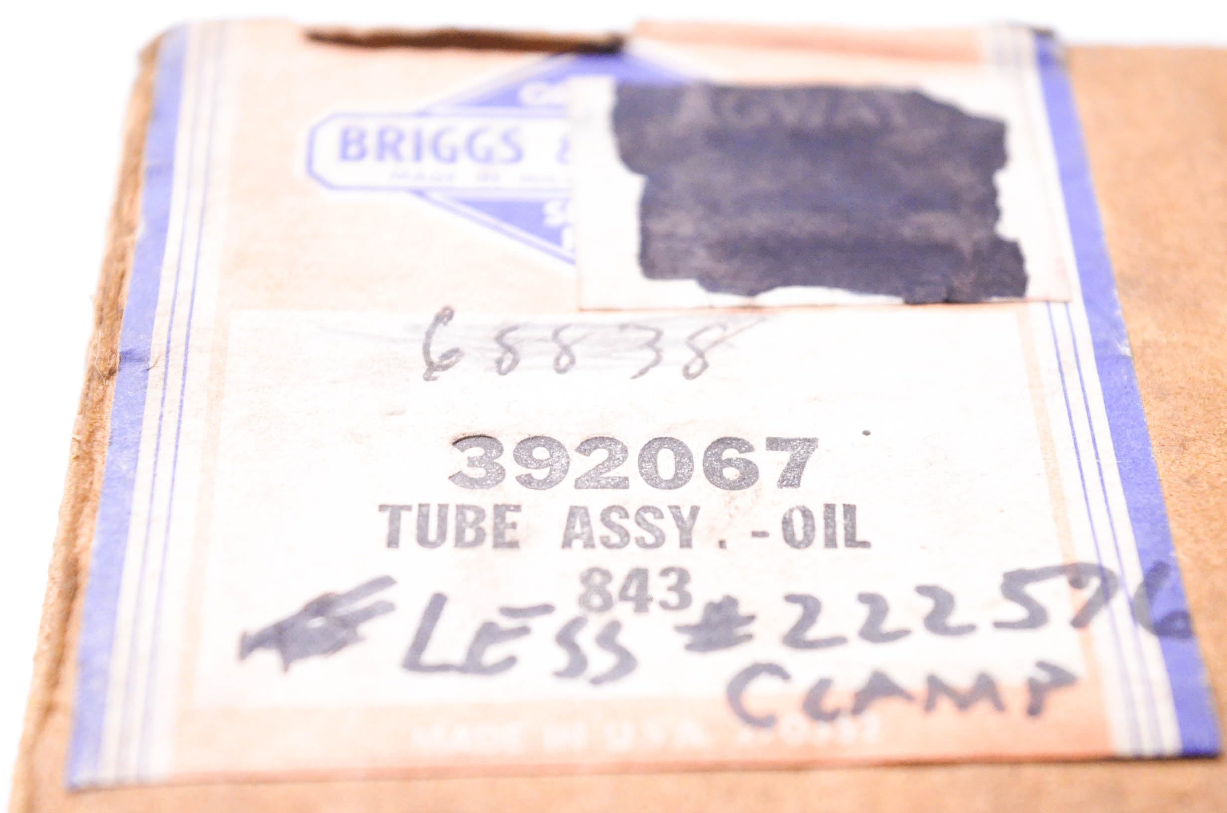 Amazon.com: Briggs & Stratton 392067 Oil Tube Genuine Original 