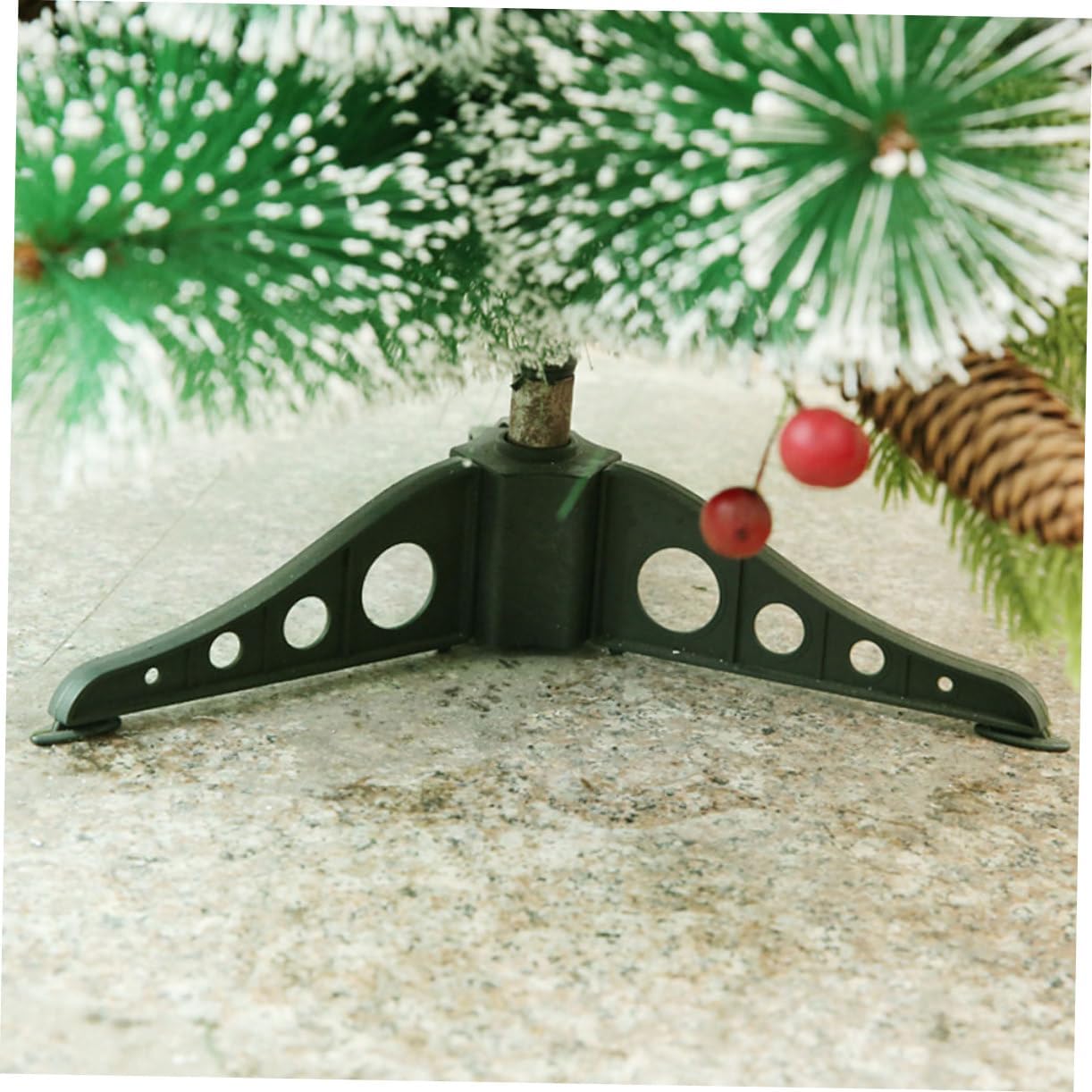 2pcs Sturdy Christmas Tree Stand Base Artificial Tree Holder for Easy Setup and Stability for Holiday Decorations