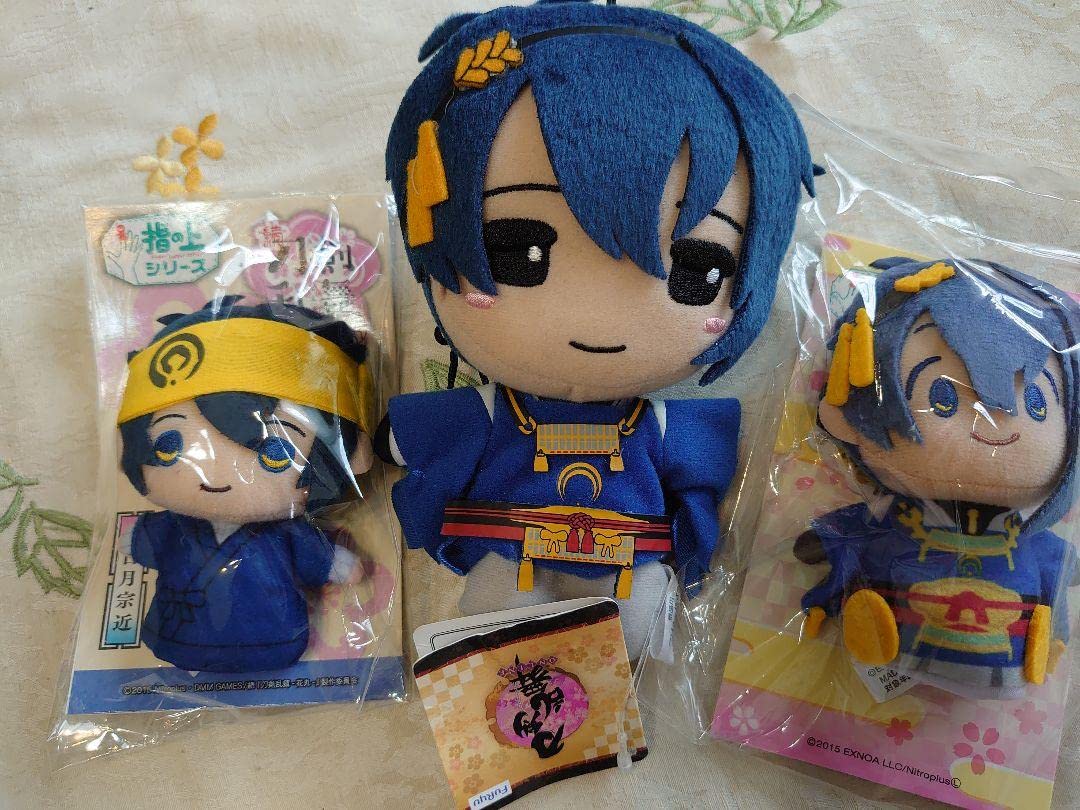 Amazon.co.jp: 刀剣乱舞 三日月宗近 指の上花丸&わんぱくぬいっこ Amazon.co.jp: 刀剣乱舞 三日月宗近 指の上花丸&わんぱくぬいっこ