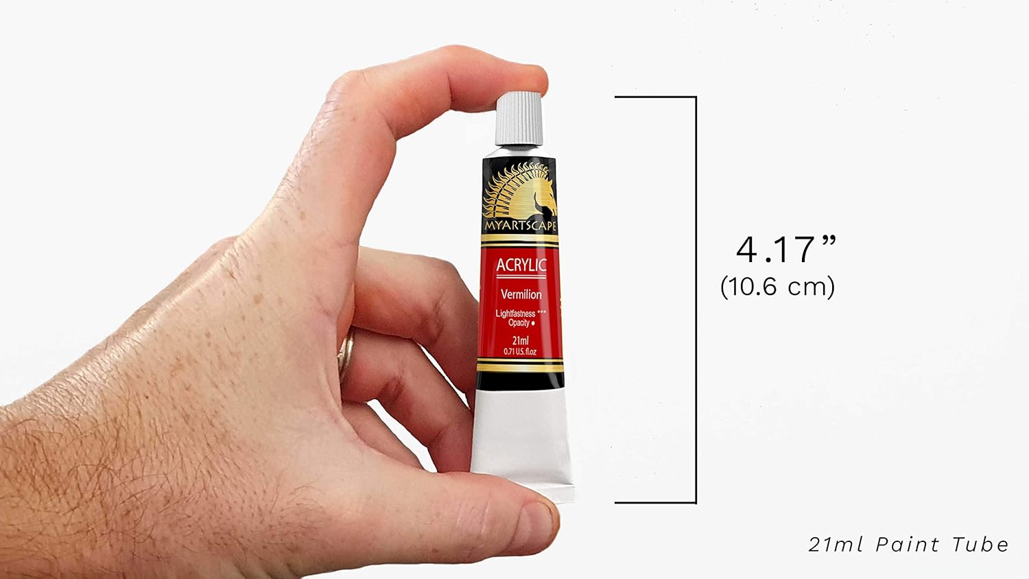 MyArtscape Acrylic Paint Set - 24 Colors X 21ml Tubes, Heavy Body Artist Quality