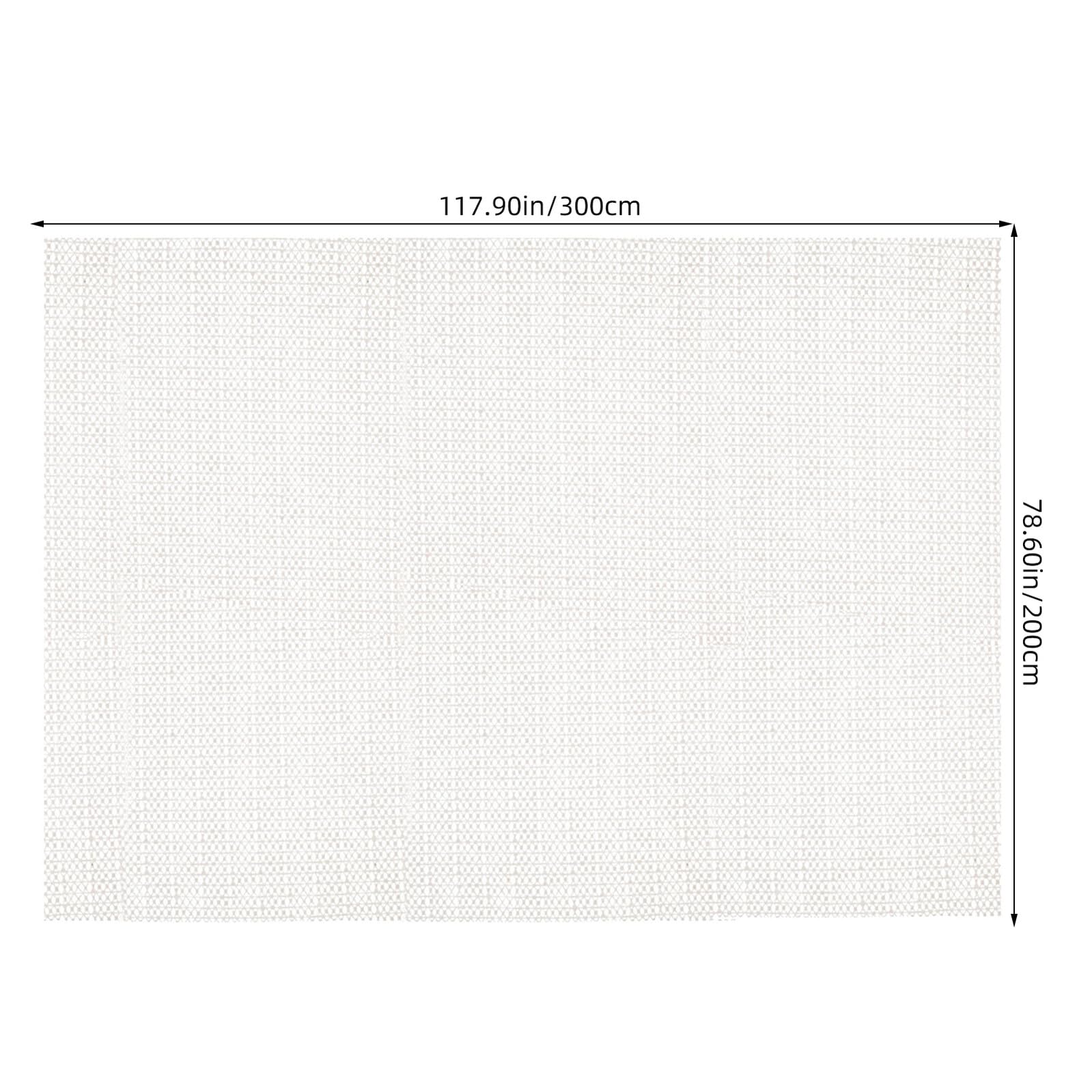 STOBAZA -Tapis Antidérapant 200x300 Cm en PVC Solide, Tapis de Protection pour Planchers en Bois Franc, Coussinets Antidérapants pour Moquette, Salon et Bureau, sous-Couche Lavable