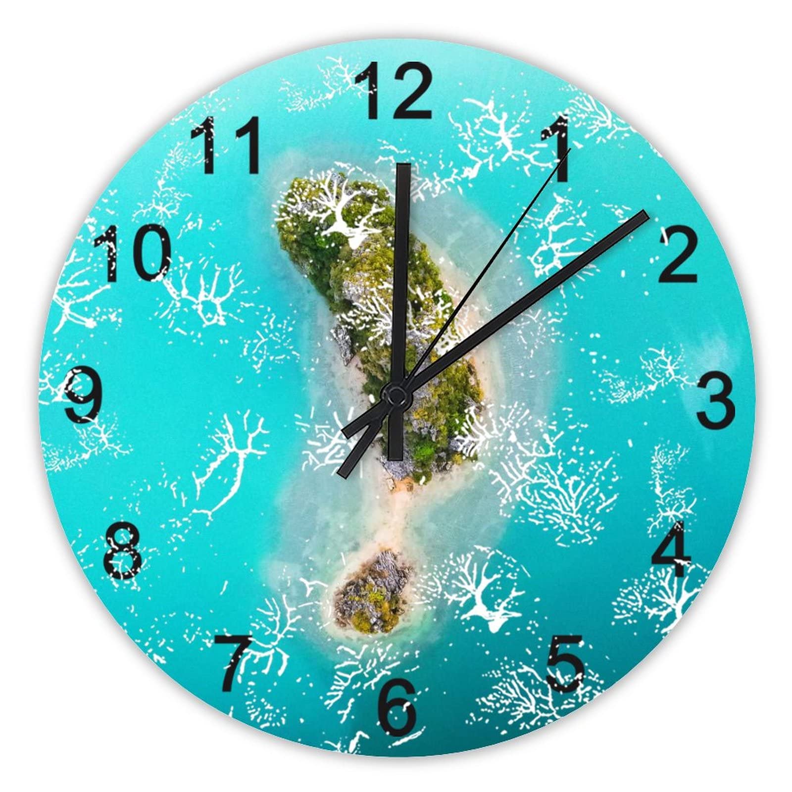Horloge murale de décoration d'intérieur de 40 cm au mécanisme premium