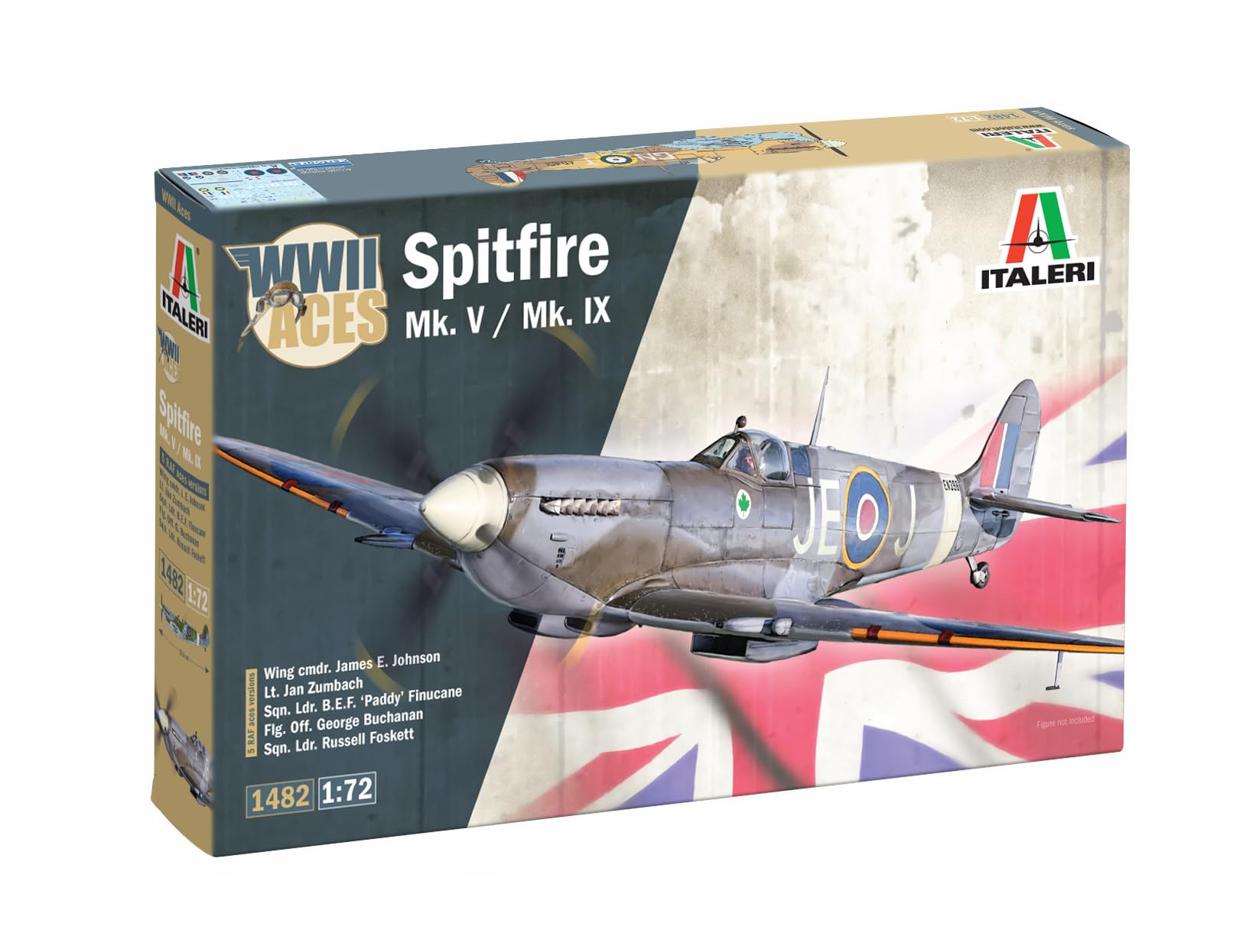 Italeri Spitfire Mk.V/Mk IX Aces Fighter Plane