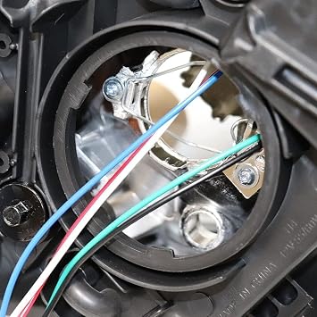 Headlight Assembly Fit For Hyundai Accent Sedan 2012 2013 2014 Halogen Headlight Front Head Lamp Replacement Black Housing Clear Lens (Left Driver Side)