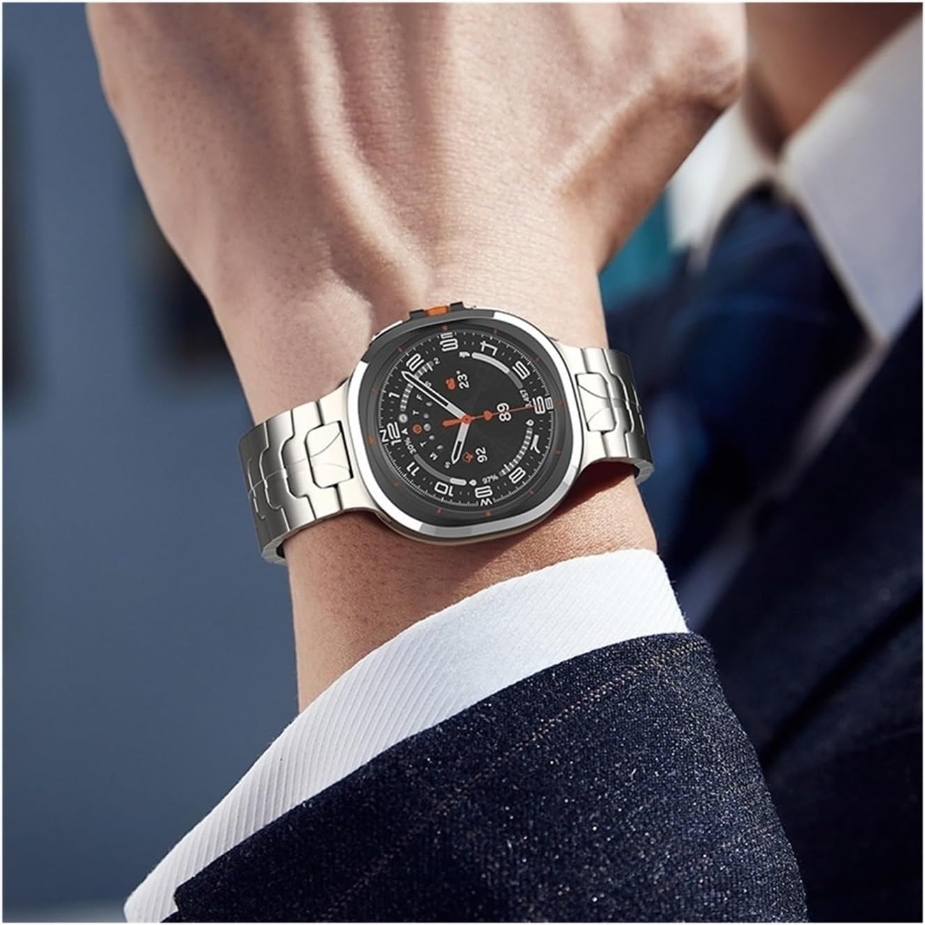 Titanium strap For Samsung Ultra strap integrated strap For Galaxy Watch 7 Ultra NO Gaps Curved End Strap