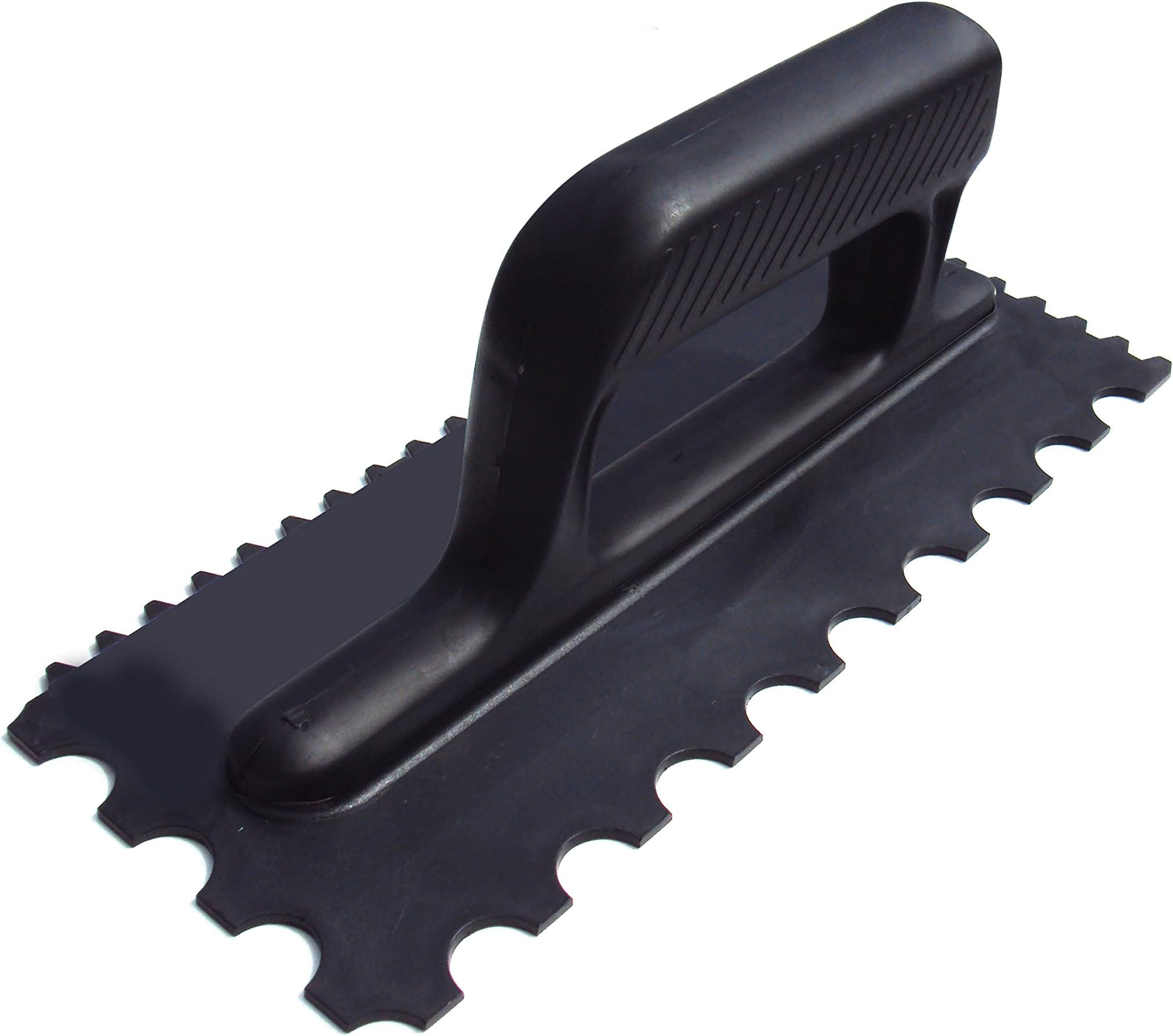 Vitrex Wall & Floor Adhesive Trowel has 6mm Wall and 10×20mm Floor notches for Even Adhesive Spread. Safe for underfloor Heating—Won’t Damage Wires. Reusable, Reliable, and Easy to Handle