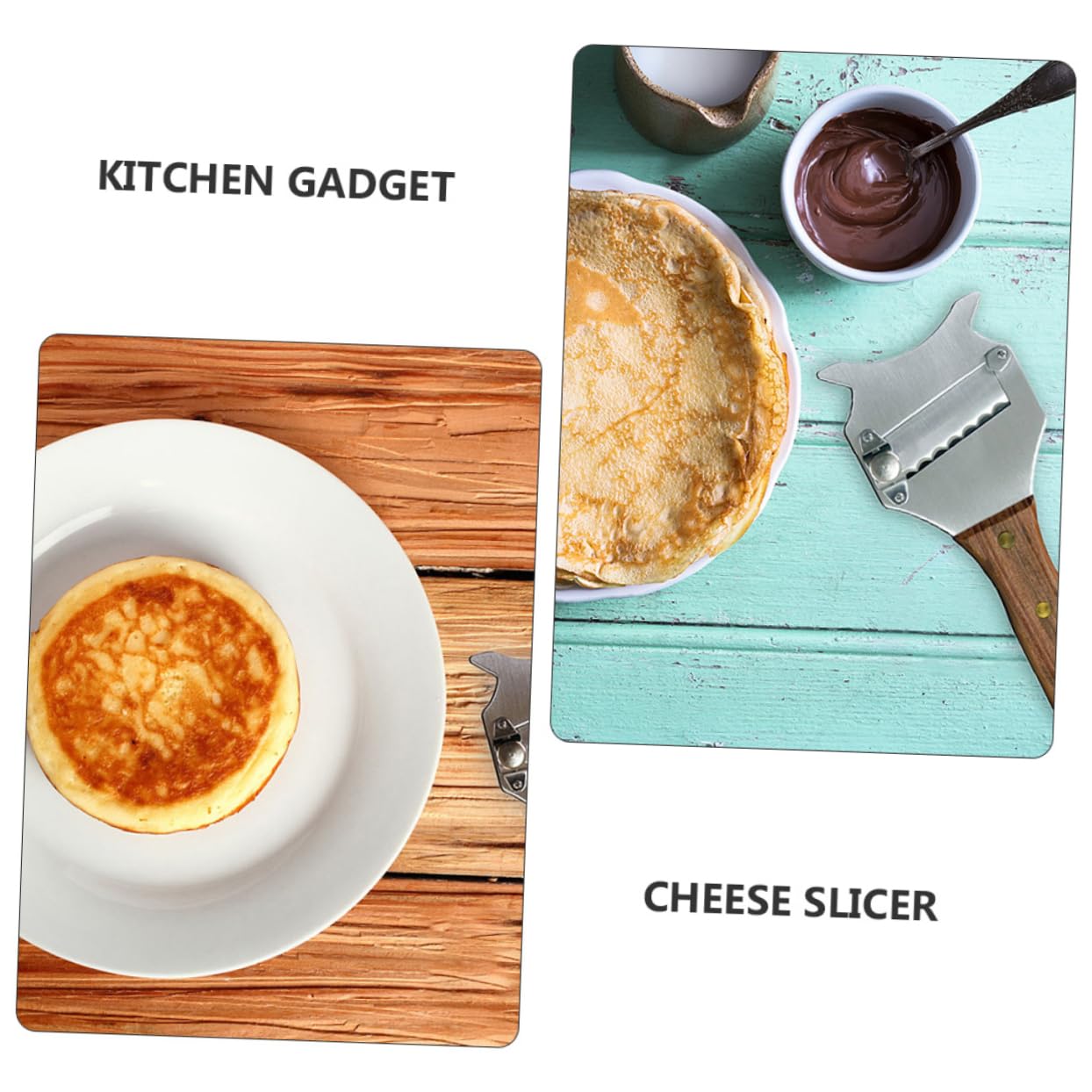 KICHOUSE 2Pcs Truffle Shaver Cheese Chocolate Slicers Kitchen Gadgets for Effortless Grating and Shaving for Cooking and Baking