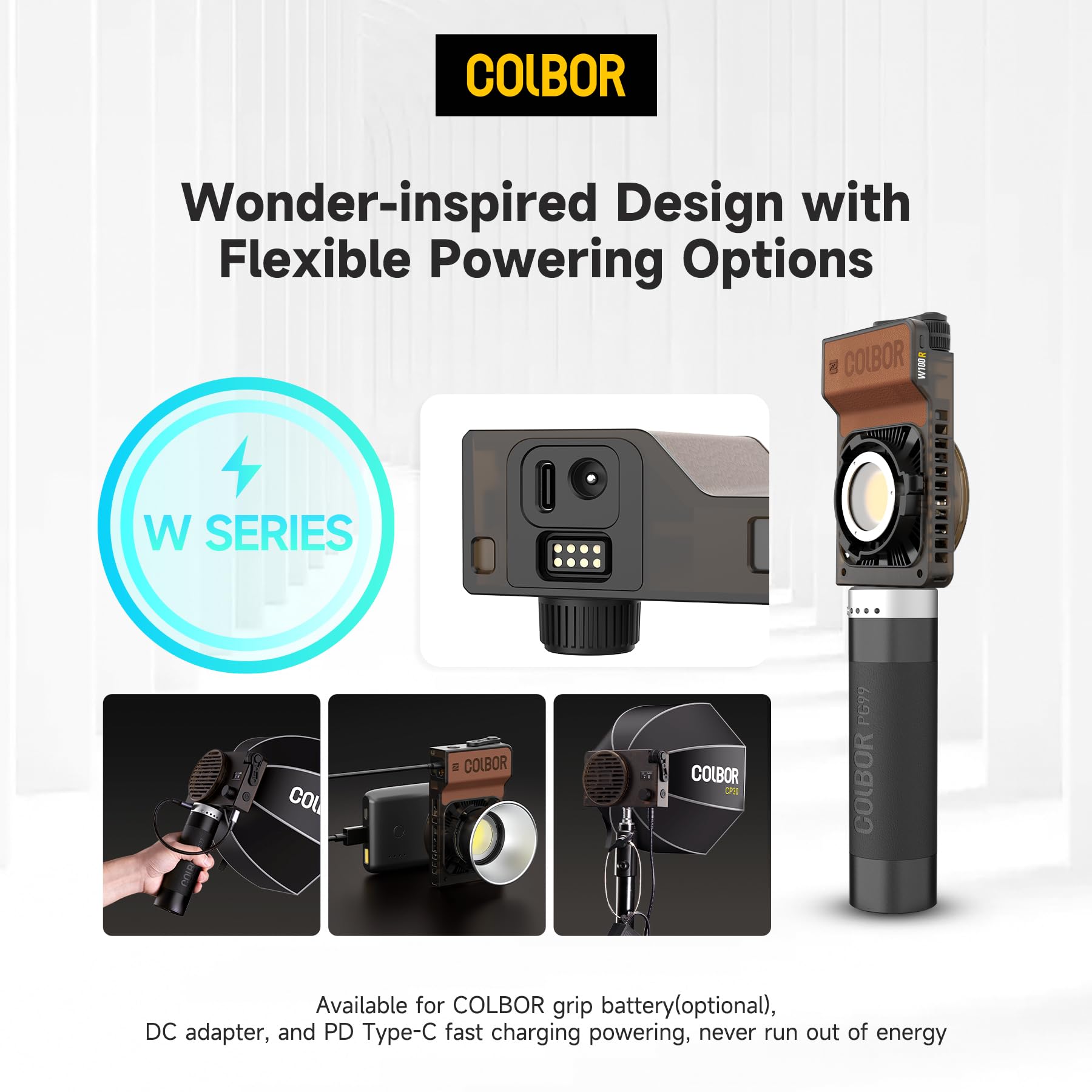 Amazon.com : Colbor W100R Video Light 100W RGB Full Color LED 