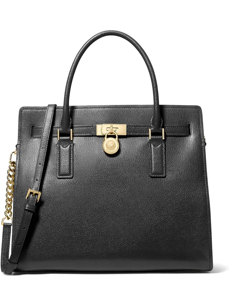 Black Michael Kors Hamilton Moderne Large Satchel