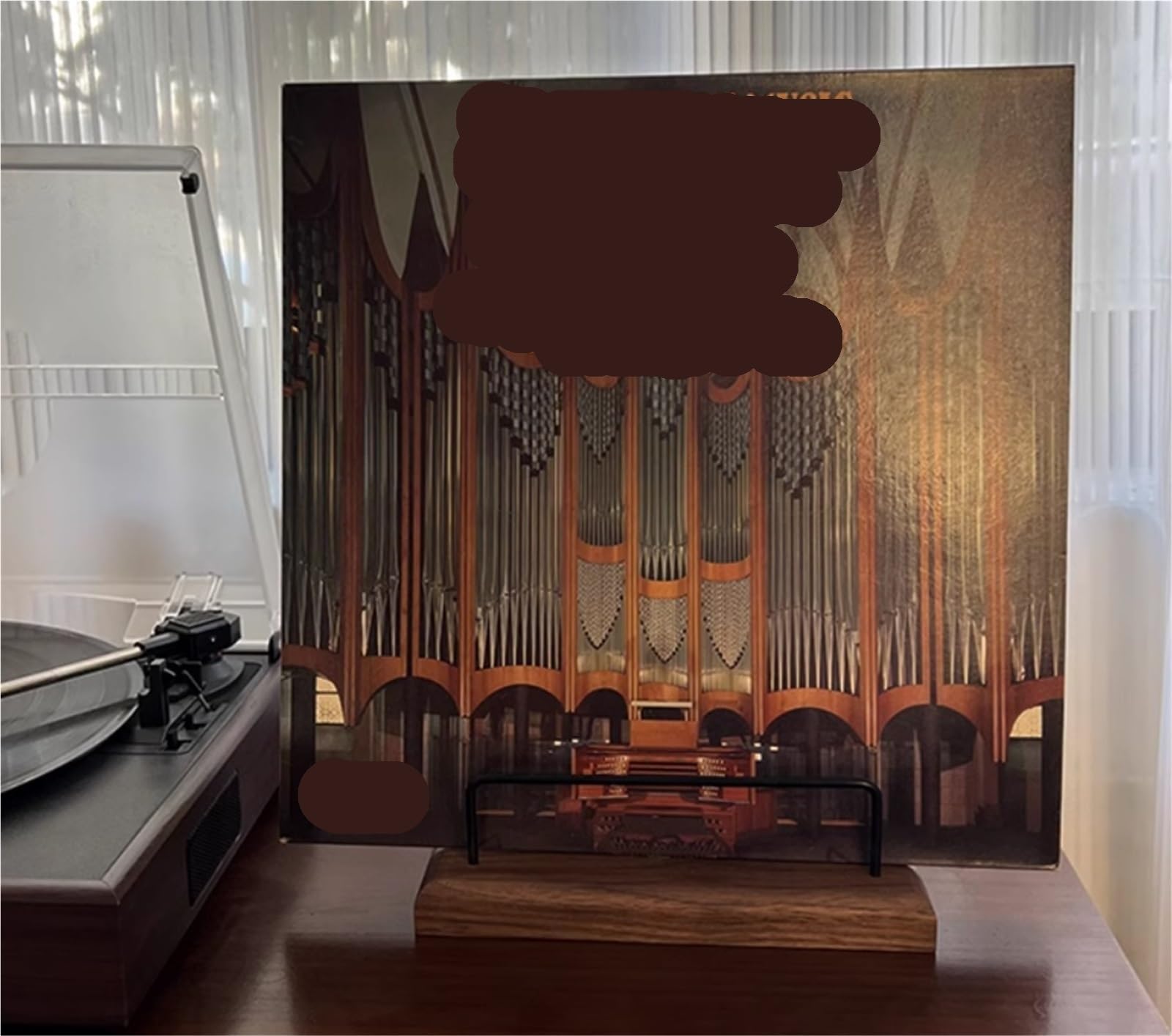 Stojak na Płyty Gramofonowe Stojak Na Płyty Winylowe, Drewniany, Metalowy, Do Przechowywania Albumów, Książek, Czasopism, Do Biura Uchwyt do Przechowywania Płyt