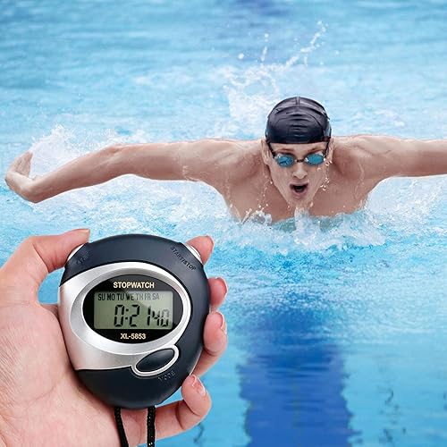 Miniatura 4 de Temporizadores electrónicos resistentes a la intemperie Pantalla clara Temporizadores deportivos para actividad al aire libre Precisión cronometraje