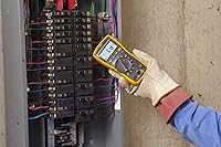 Vista 6 de Fluke 117 Multímetro digital, detección de voltaje CA sin contacto, mide resistencia/continuidad/frecuencia/capacitancia/mínimo máximo promedio