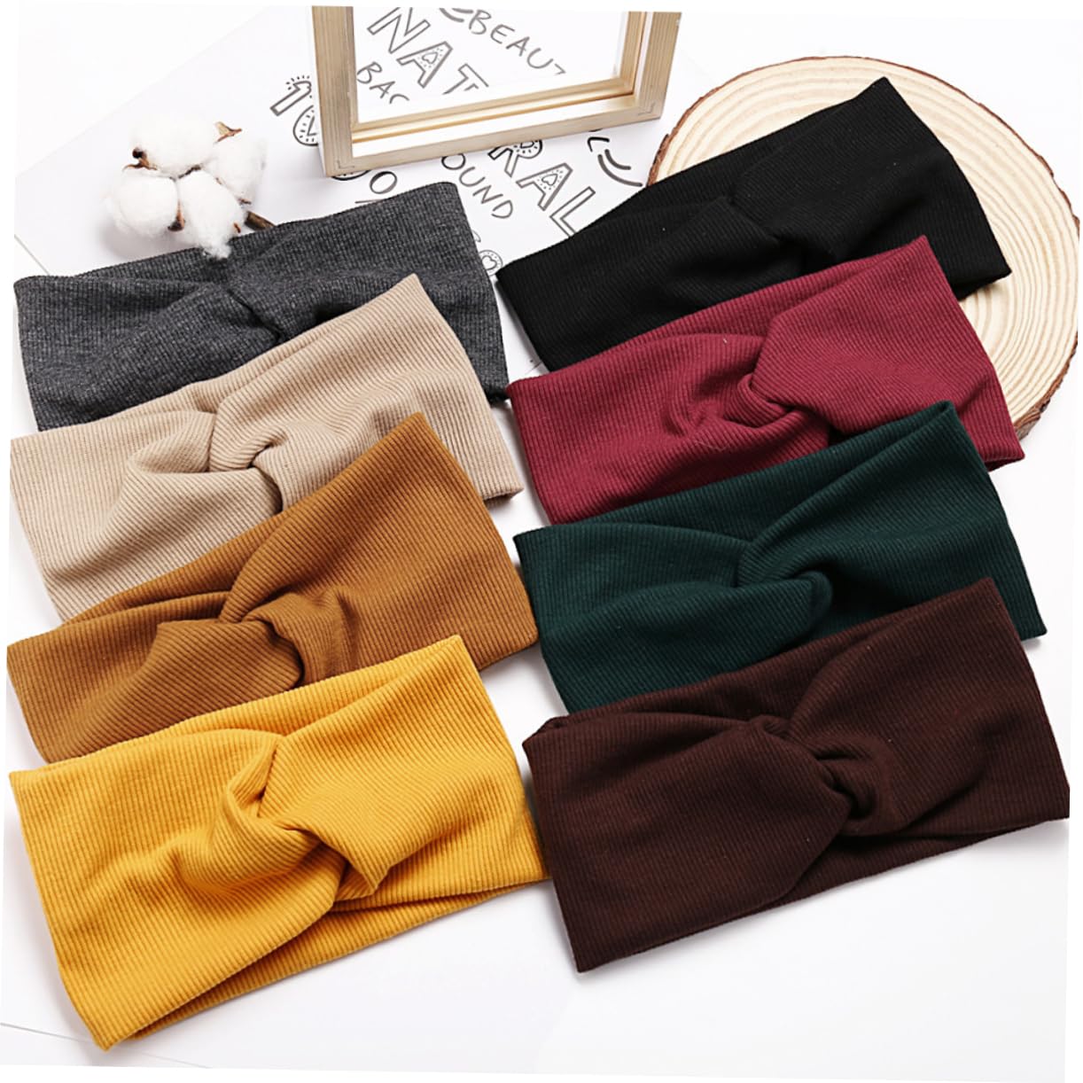 FRCOLOR 16 Stück Stirnband Haarbänder Für Damenhaar Professionelles Schweißband Zartes Schweißband Turban Kopfbedeckung Sport Schweißbänder Yoga Haarbänder Multifunktions Haarband