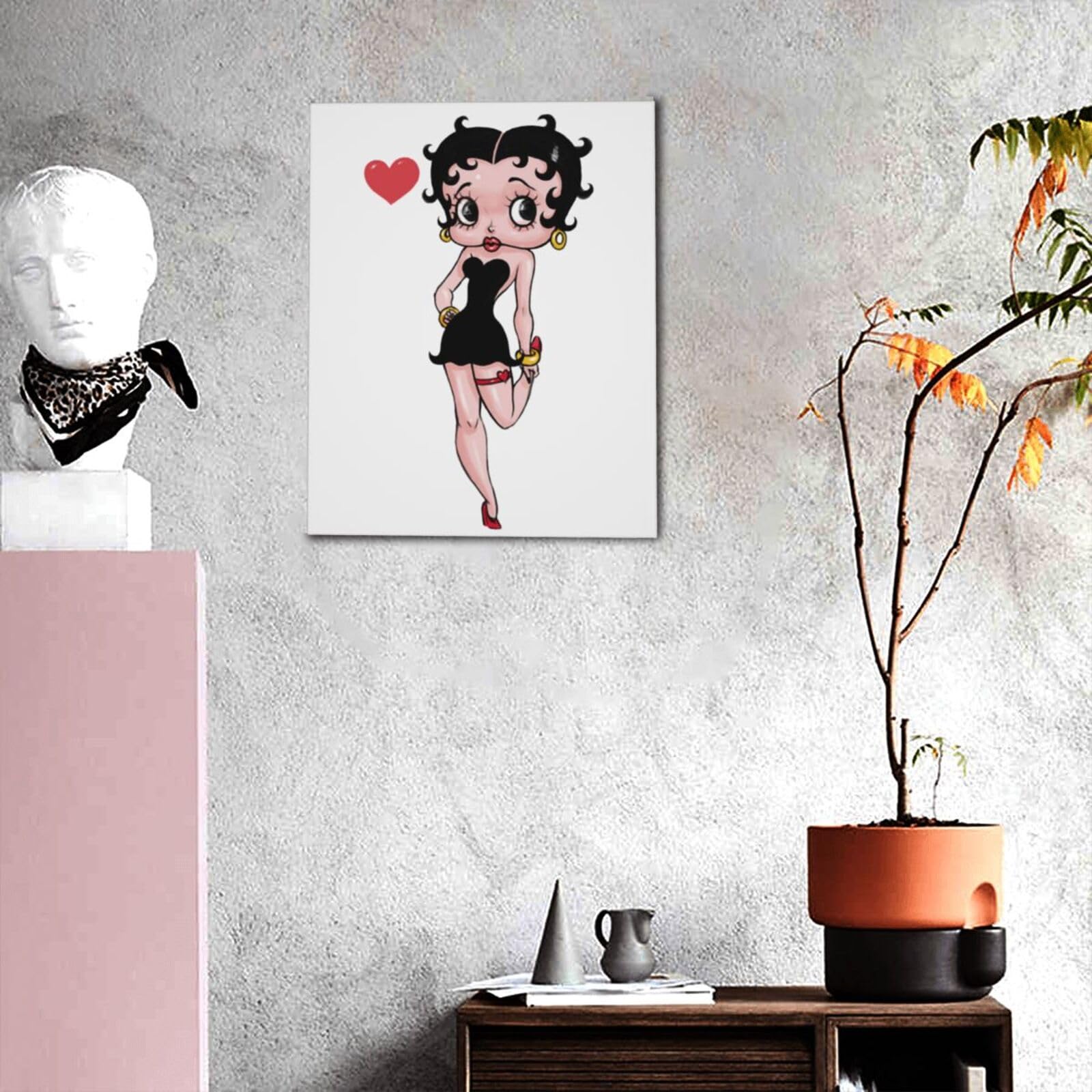 ベティブープ　アートパネル Amazon.co.jp: ベティちゃん ベティ ブープ パネル ポスタシー