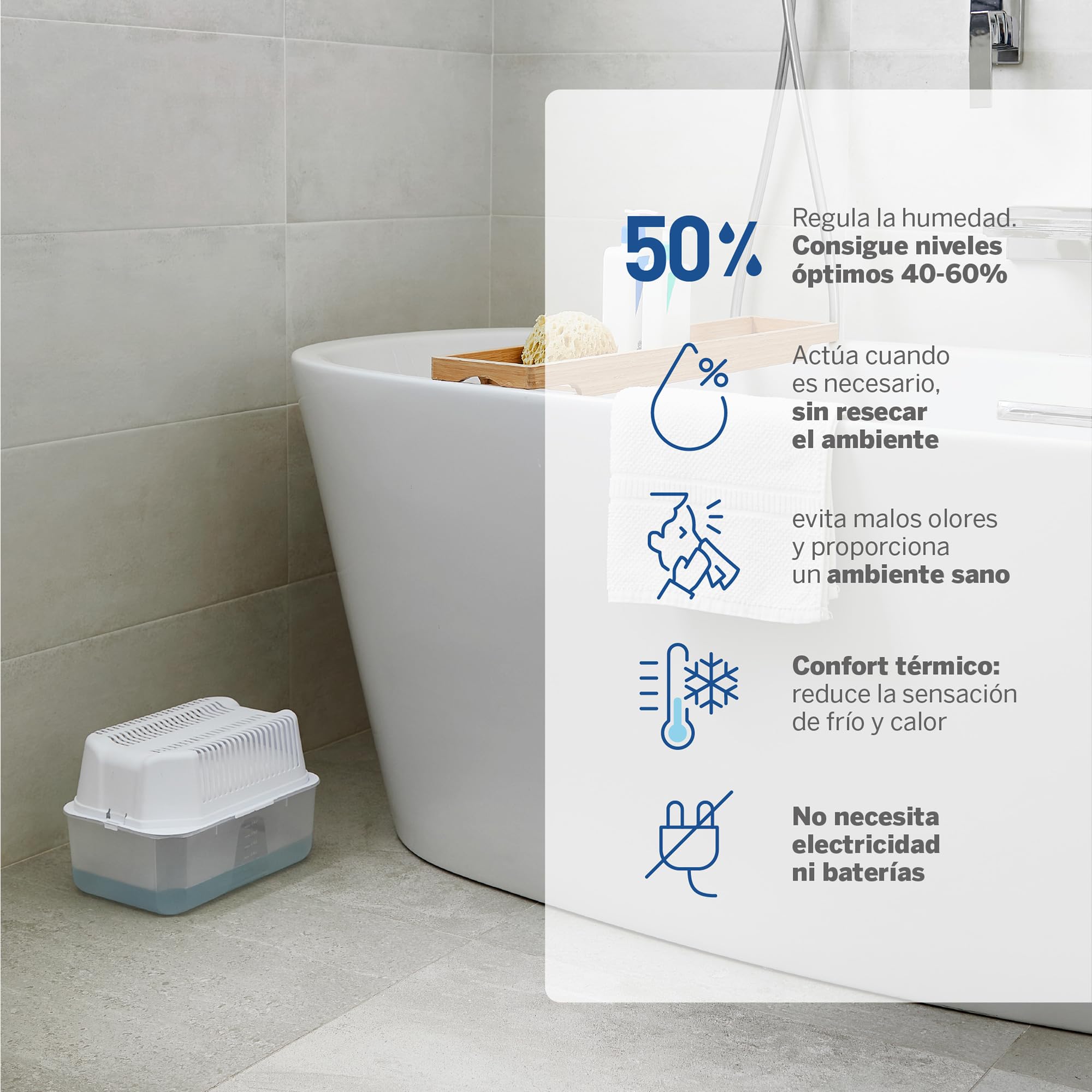 HUMYDRY - Pack 4 Recambio Deshumidificador 1kg – Sin Perfume – Absorbe la Humedad en Espacios de hasta 35 m² – Compatible con Aparatos 1 kg Premium y Magnum