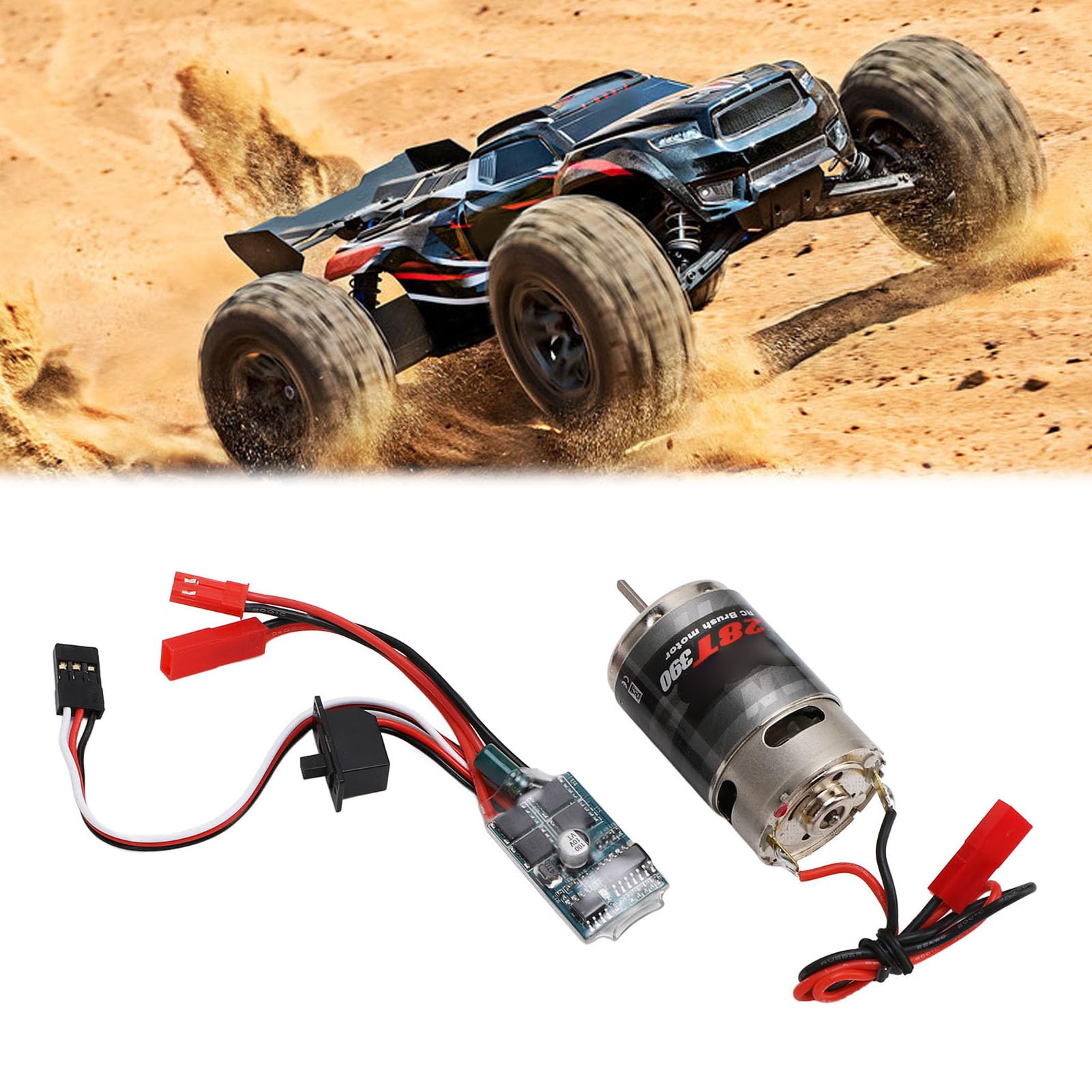 Motore a Boccole RC, 030 88T Motore Elettrico Spazzolato Ad Alta Torsione a Basso Rumore con
