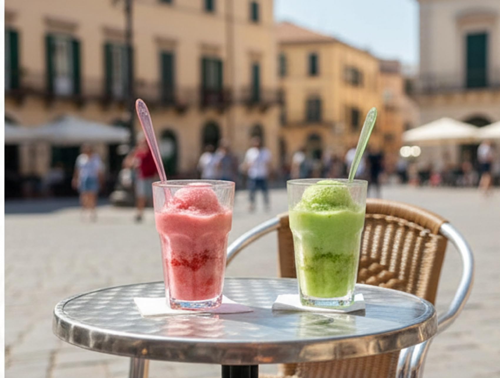 HYPER form Cucchiaini Riutilizzabili da Granita e Gelati, Trasparenti Colorati da 14,5 cm cf. da 1 KG