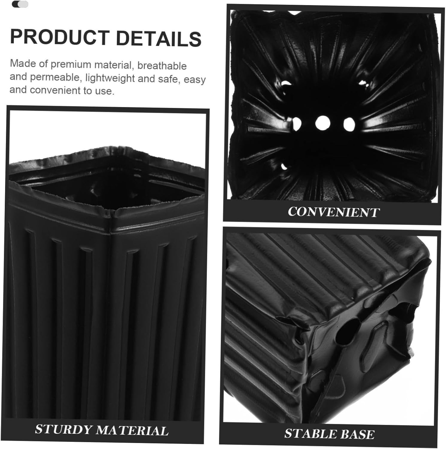 50pcs Bags Grow Bags for Trees Vegetables and Fruits Lightweight and Easy to Use