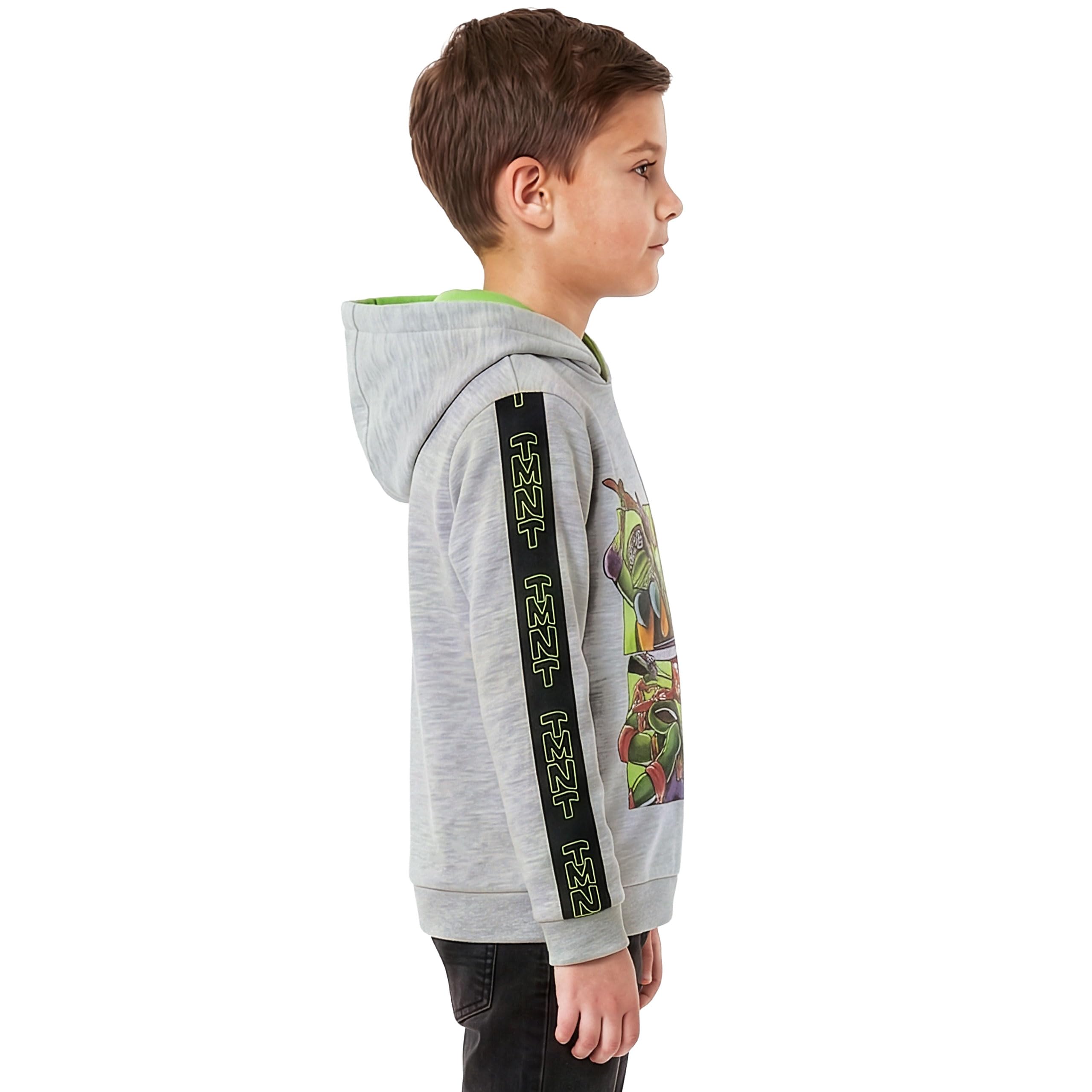Teenage Mutant Ninja Turtles Felpa Ragazzi | Felpa Bambino con Leonardo, Donatello, Raphael e Michelangelo | Taglie da 5 a 13 Anni | Merchandise Ufficiale TMNT