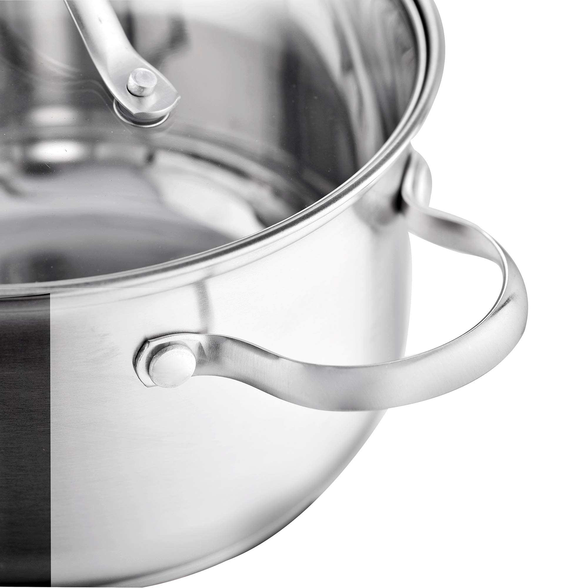 Velaze Cookware Set, Series Miki, 8Piece Pan Set, Induction Safe