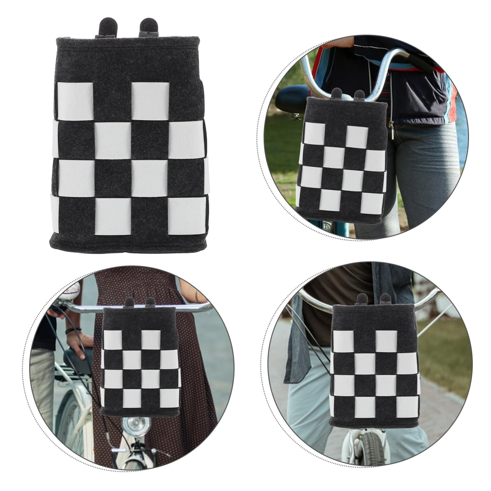 Cesta Delantera Cesta de Almacenamiento Cesta Plegable para Bicicleta de montaña Cesta para Patinete eléctrico Cesta de Bicicleta Delantera Adorable Cesta para Bicicletas. sintió