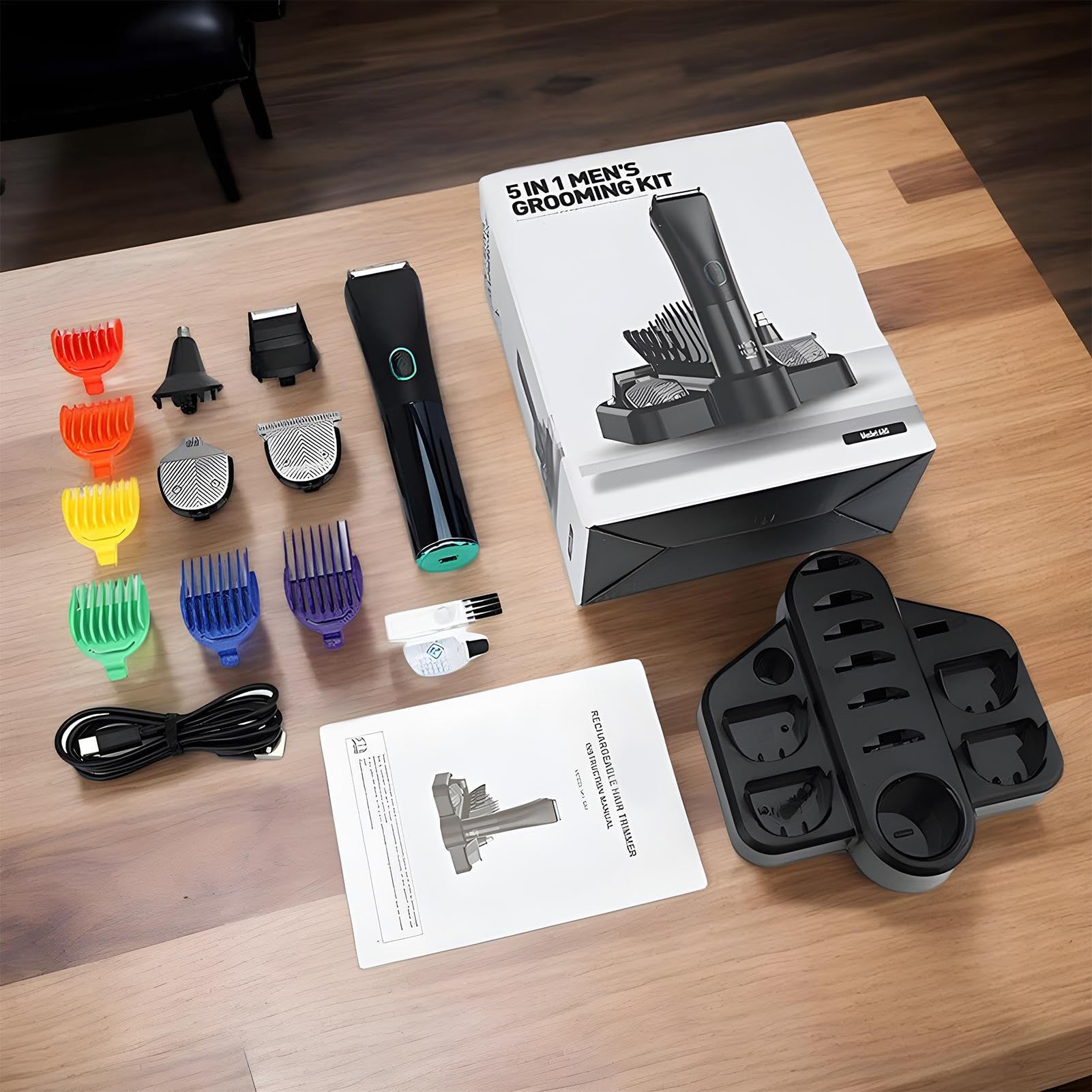 Regolabarba da uomo elettrico Trimmer da barba per gli uomini