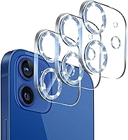 Vista 176 de 3 Pack Tempered Glass Camera Lens Protector for iPhone 12 6.1", Ultra HD, 9H Hardness, Anti-Scratch, Case Friendly, Easy to Install