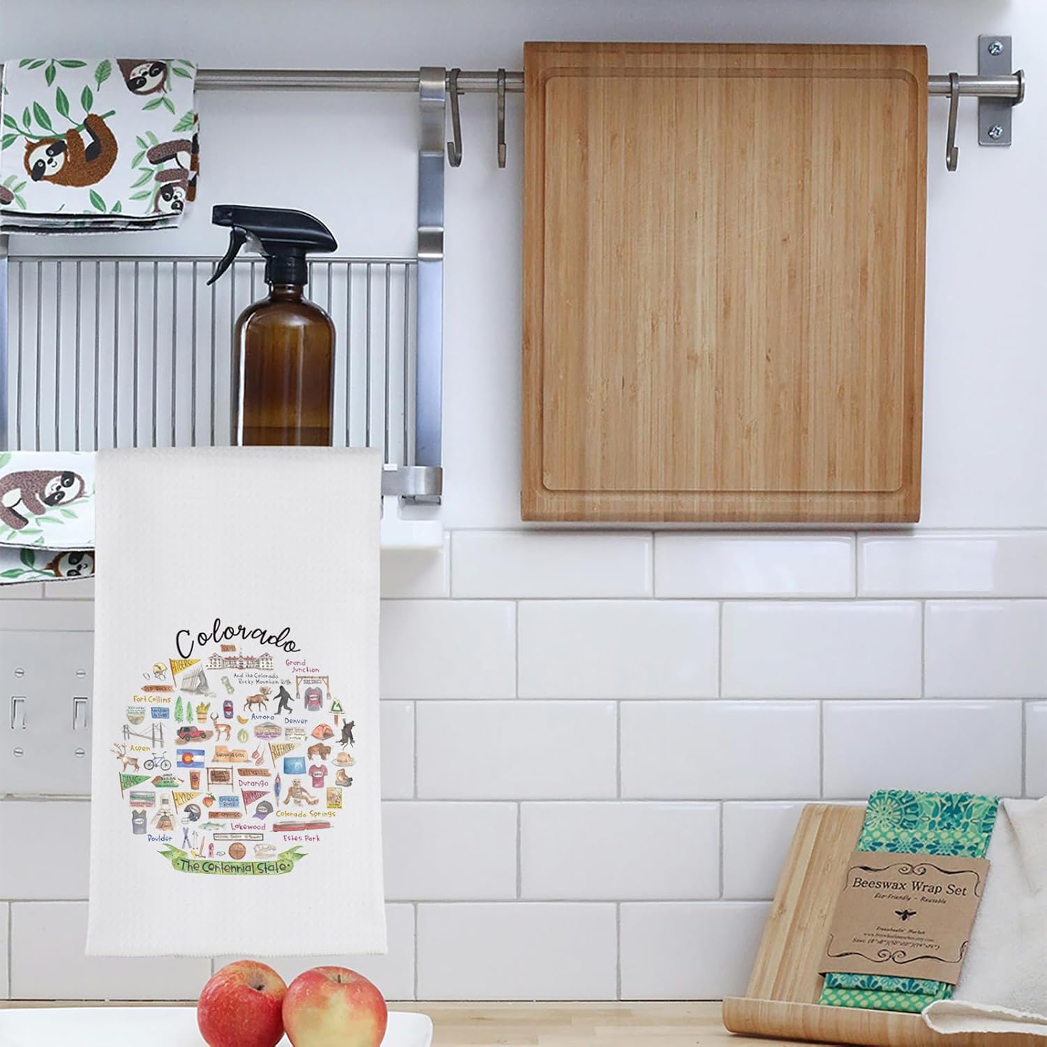 MNIGIU Colorado Travel Gift Colorado Kitchen Towel Colorado Kitchen Decor for Housewarming Colorado Souvenir Gift (Colorado Towel) - Image 3