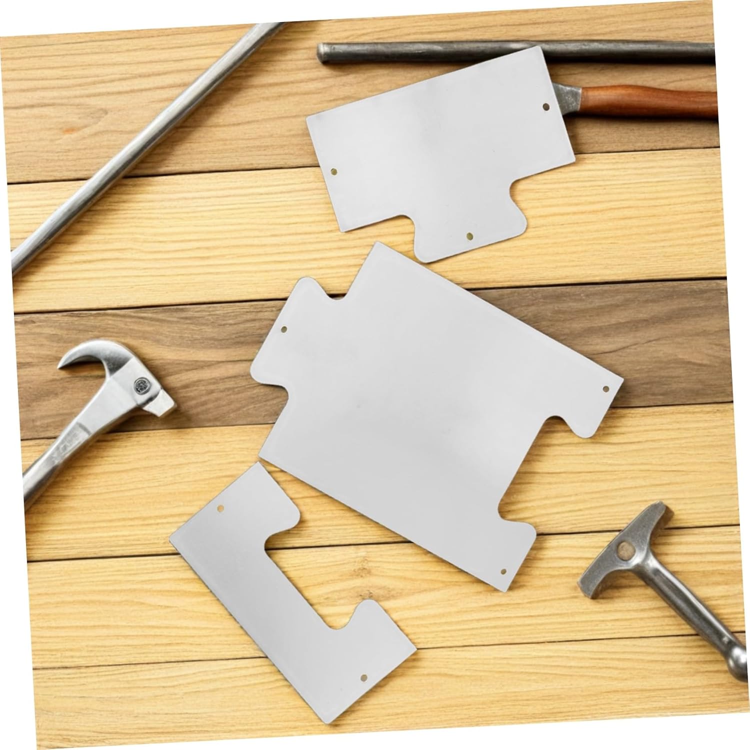 Heavy Duty Stainless Steel Door Kick Plate Xin for Interior Exterior Doors Anti-Scratch Corrosion Resistant Metal Protector for Wood Metal Bottom