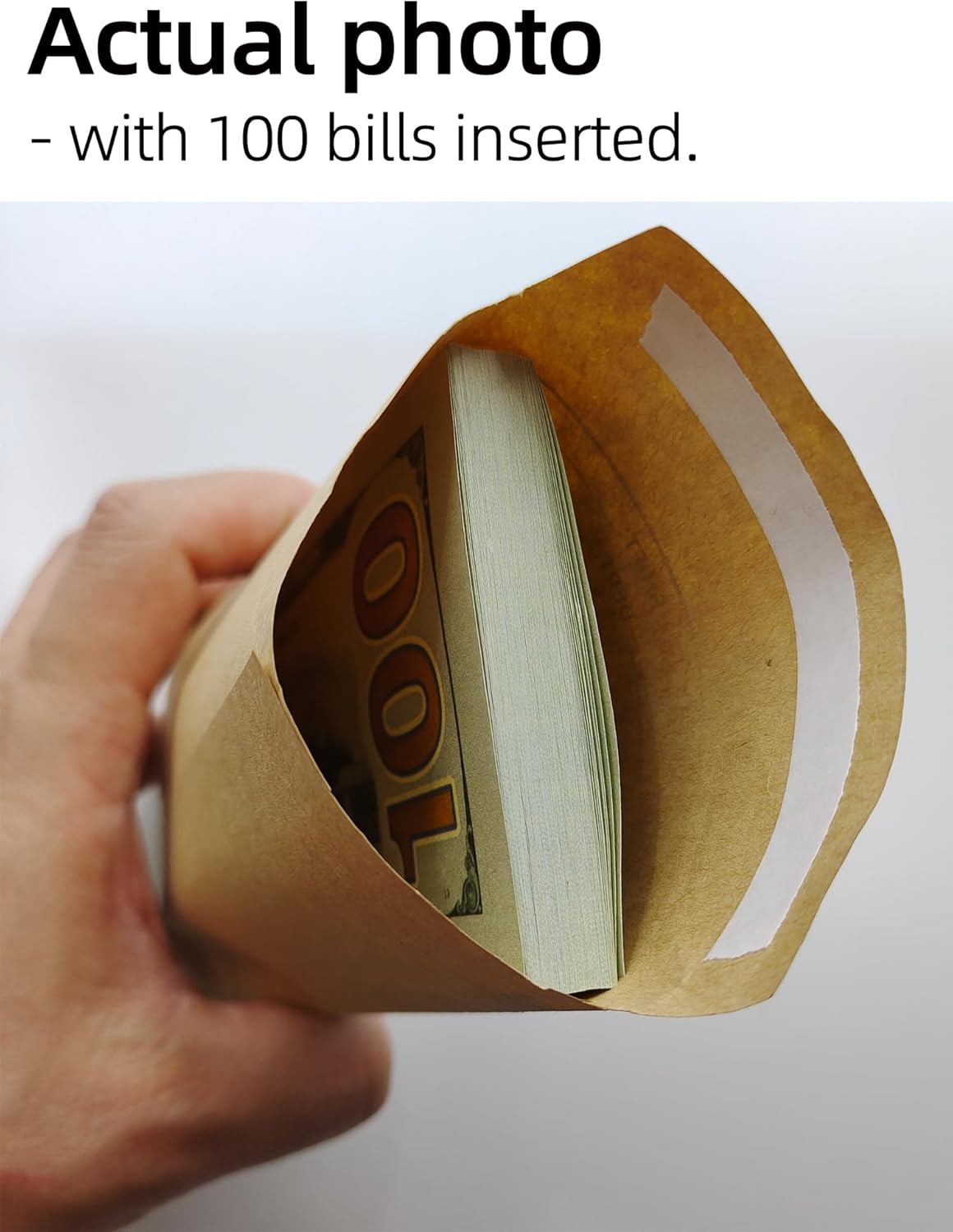 Cashier Deposit Report Envelopes with Self Adhesive Flap for Coins, Cash, Credit Cards, 3.5'' x 6.5'', 500/Box - Image 2