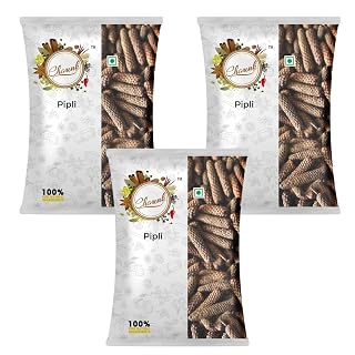 Chounk Premium Pipli Long Pepper Whole - 300 Grams (100g x pack of 3) | Long Pepper Pippali, (Pipli,Pipal Badi, Pippali), Black Pepper, Whole Spices