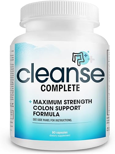 Limpieza completa: limpieza de colon activada de triple fuerza para una salud óptima del colon y el cuidado del colon.