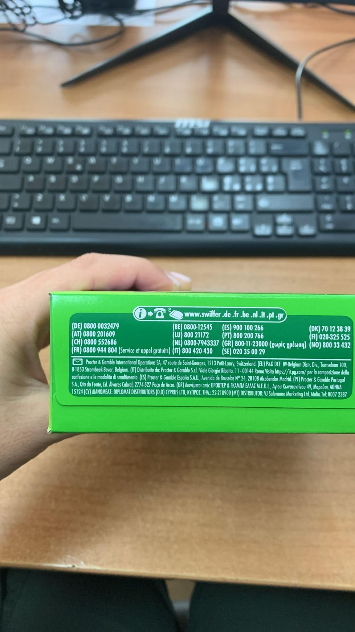 6 PACCHI DI Swiffer XXL Panni Di Ricambio Per Pavimenti DA 12 Pezzi, Per Catturare E Intrappolare La Polvere + OMAGGIO PORTACHIAVI