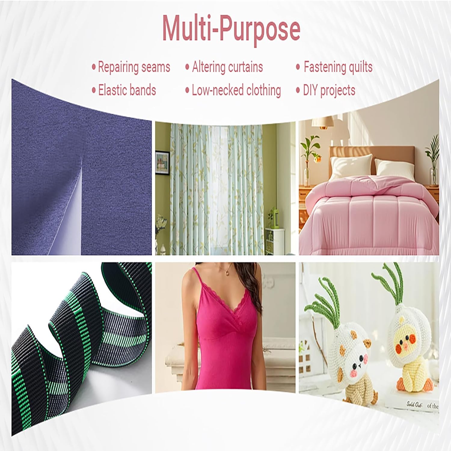 Stitch Gun for Clothes, Handheld Quick Clothing Fixer Tagging Gun with 6 Needles, 1000Black 1000 White Fasteners, Ideal for Sewing, Quilting, Clothing Labels - Image 9