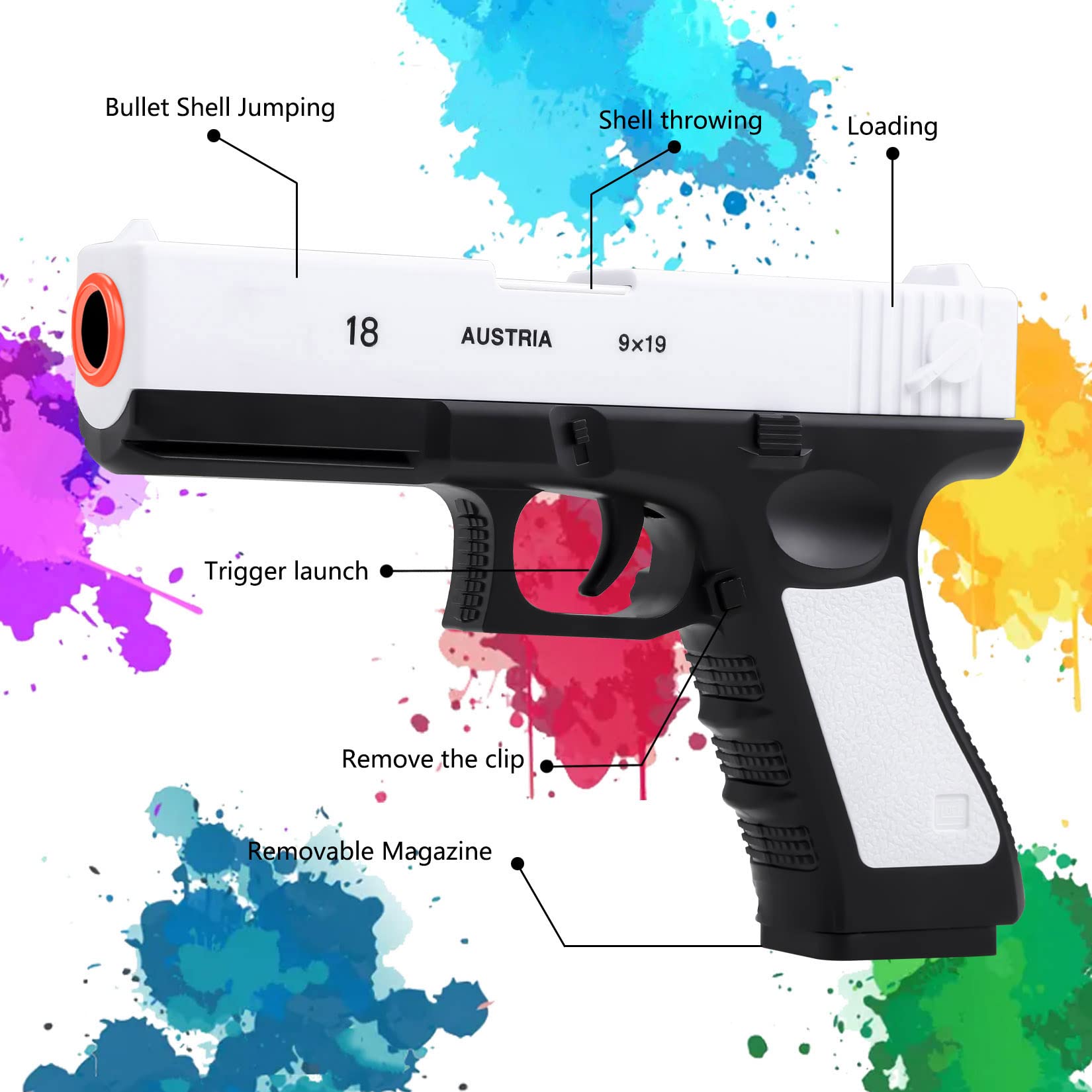 Soft Bullet Toy Gun, Will Not Hurt The Human Body Safety Soft Bullet