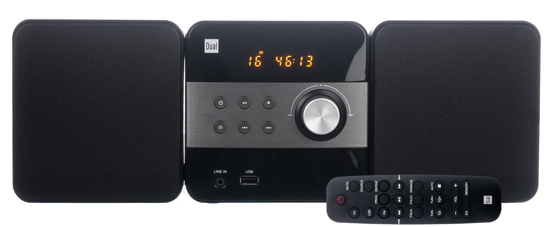 DUAL Stereoanlage ML 12 mit CD - USB - MP3 - Radio - AUX-In - UKW