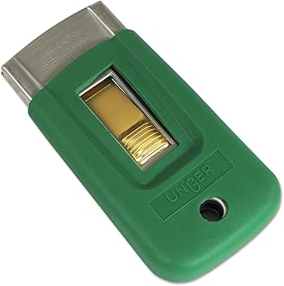 Unger SR040 ErgoTec Safety Scraper with Rubber Cover, Accepts 1 1/2-Inch Blade
