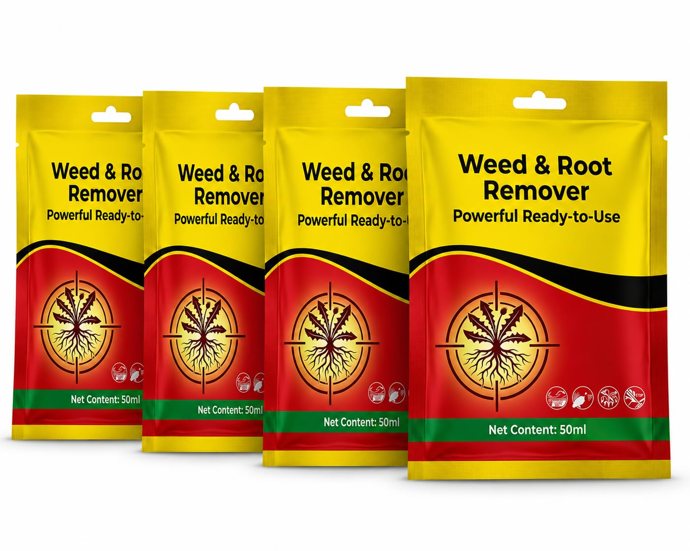 Weed and Root Remover 100G Ready to Use | Fast Acting Deep Penetrating Formula | Removes Weeds from Root for Garden, Lawn, Driveways, Pathways & Outdoor Areas (Pack of 04)-image-27
