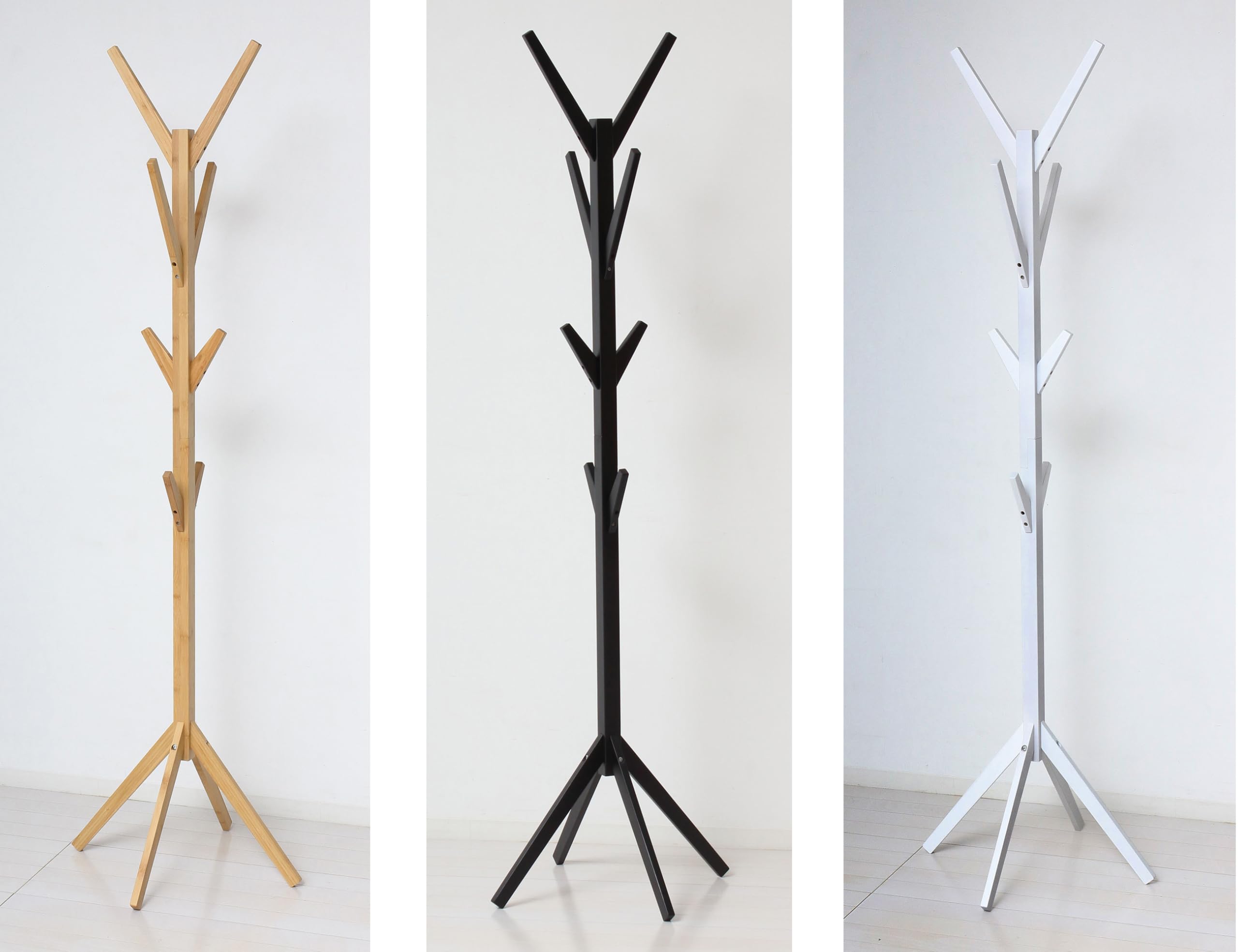Amazon｜クロシオ ポールハンガー コートハンガー Bamboo ポール