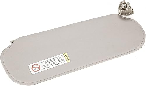 Miniatura 4 de Visera solar para Chevy Express y GMC Savana 1500 2500 3500 4500 1999-2019, lado izquierdo del conductor, repuesto de parasol gris beige 84054688
