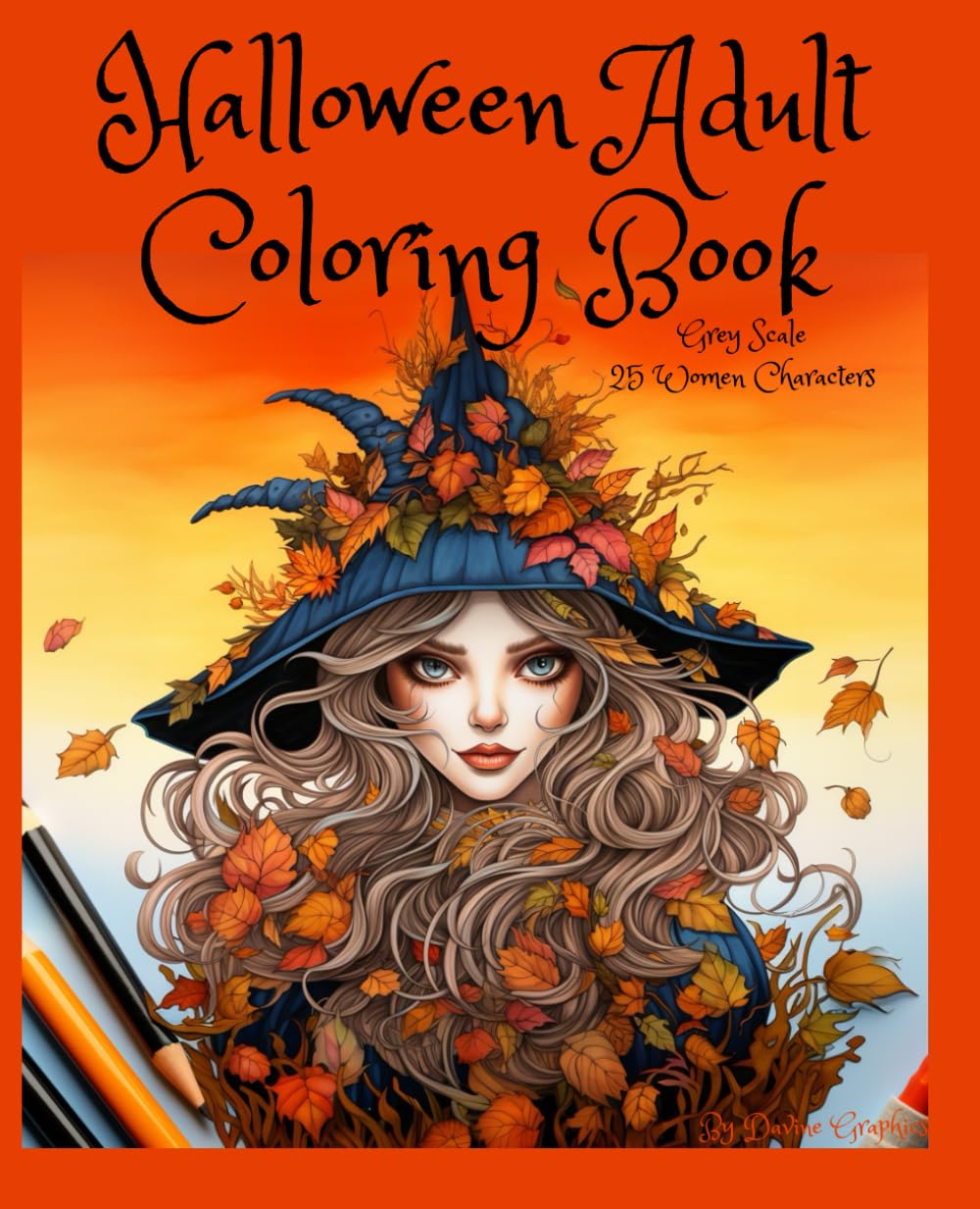 Halloween: Adult coloring Book With Greyscale: Halloween Coloring Book for Adults: Beautiful and Spooky Halloween Pages for Stress Relief and Relaxation
