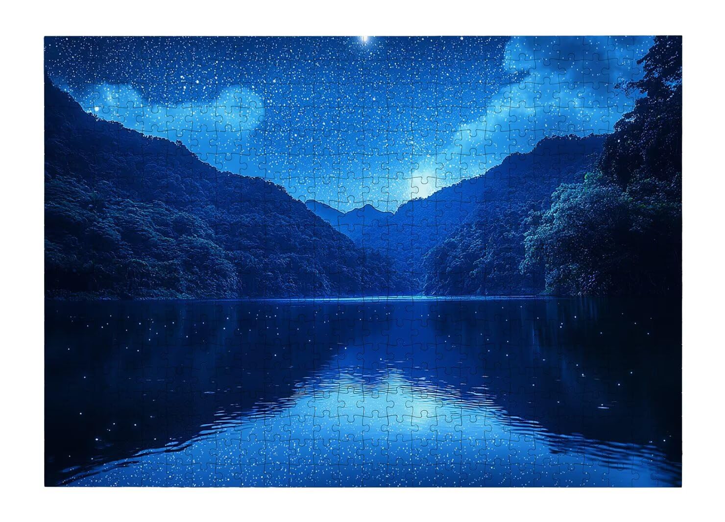 3000 sztuk puzzli dla dorosłych, nocna łamigłówka wymagająca gra -4509