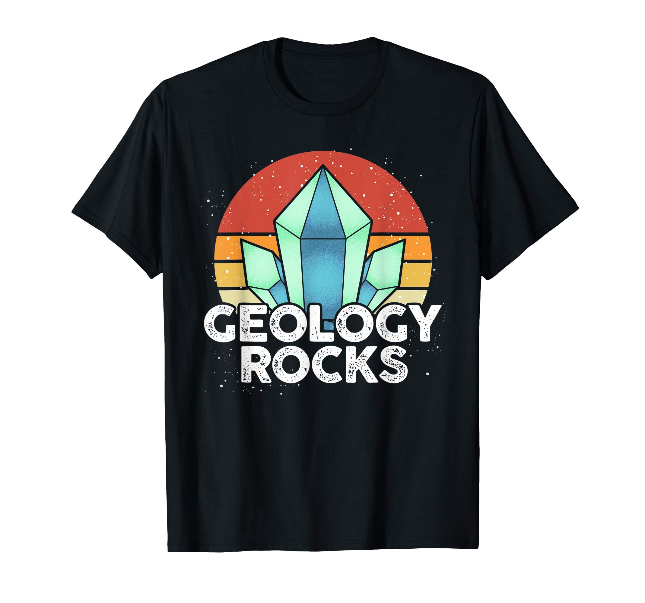 Geology Rock Collector Gifts & TeesGeology Rocks Geologist Gift Science Retro Geology T-ShirtOEKO-TEX STANDARD 100