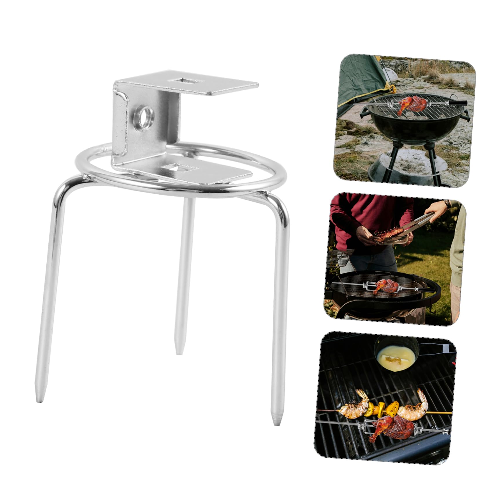BESPORTBLE 10pezzi Forchette Rotative Acciaio Inossidabile Per Arrosto Di Pollo e Pesce Utensili Per Bbq e Cucina Per Grigliate e Cottura Al Forno