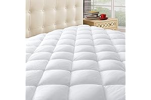 Taupiri Quilted Waterproof Mattress Protector, King Mattress Pad Cover with Deep Pocket,...